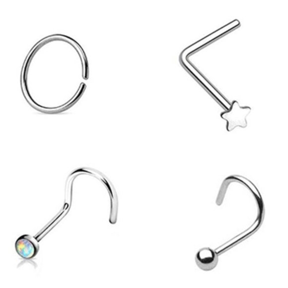 New 8pc Nose Piercing Kit - Picture 5 of 5